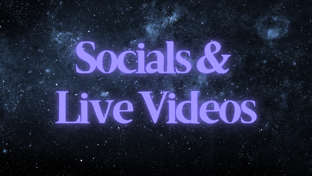 Socials & Live Videos